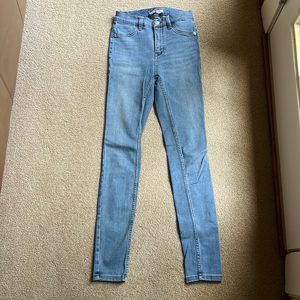 Free People High Rise Skinny Jeans